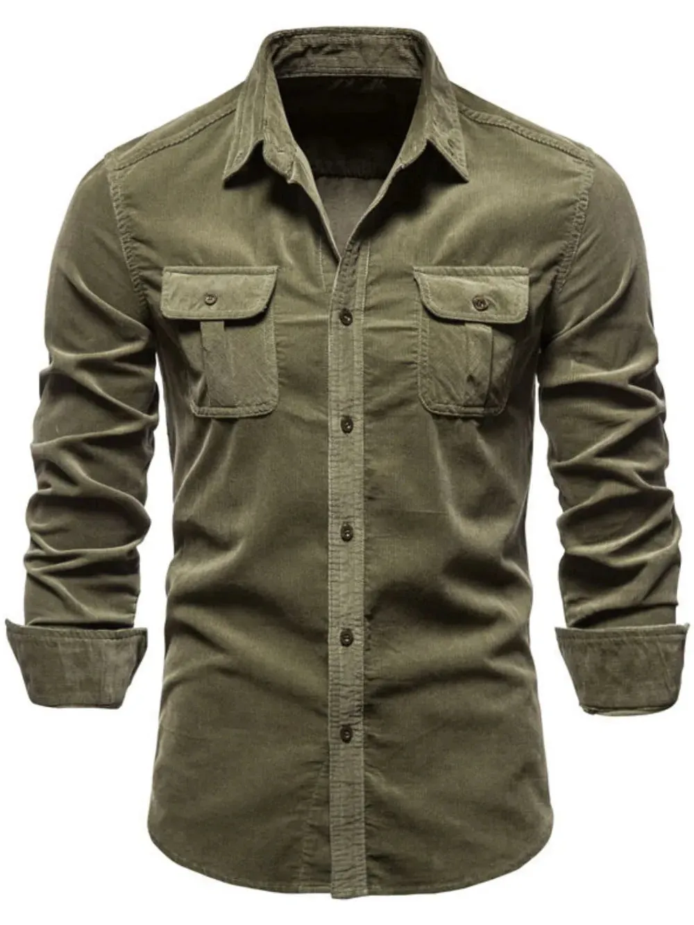 Men's Full Size Button Down Collared Neck Shirt Plus Size sold by Gigi Laurent product image thumbnail 5
