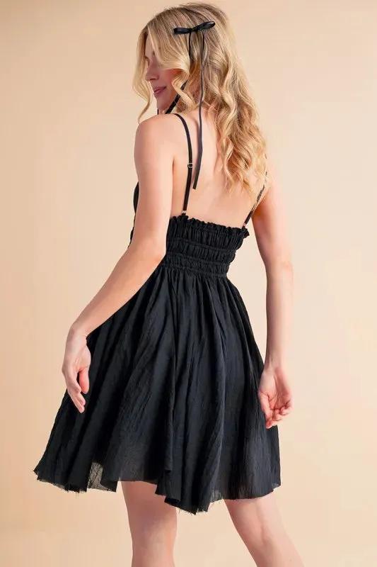 Aemi+Co Lace Detail Mini Cami Dress sold by Gigi Laurent product image thumbnail 2