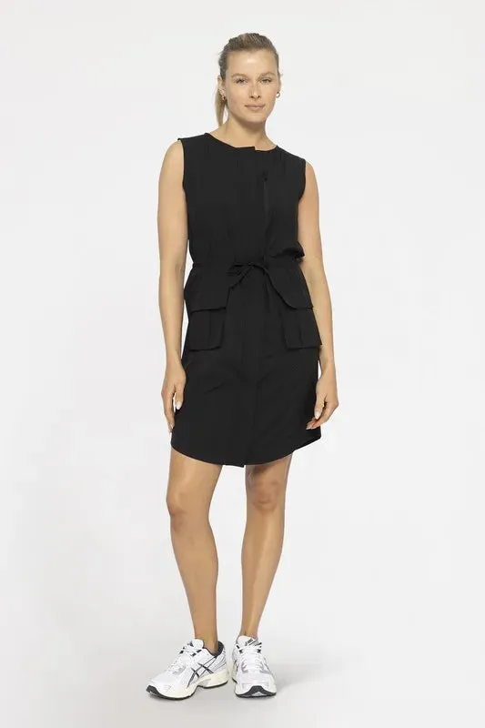 MONO B Versatile Drawstring Waist Tank Dress sold by Gigi Laurent