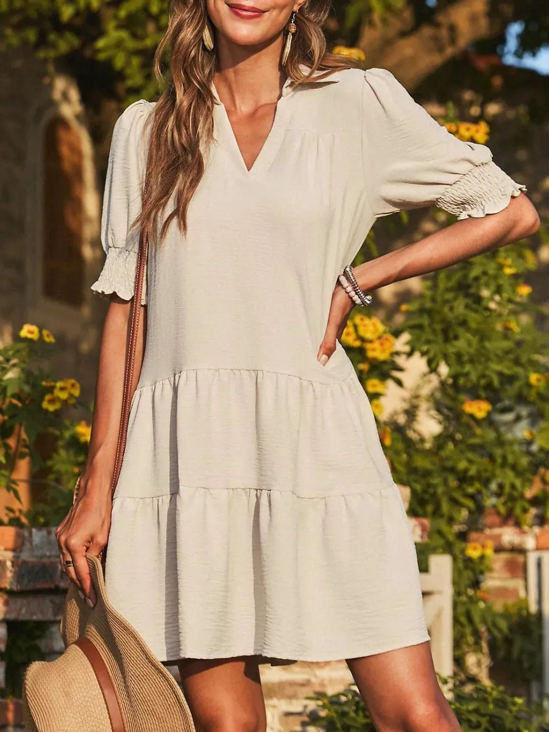 Johnny Collar Short Sleeve Mini Dress sold by Gigi Laurent product image thumbnail 3