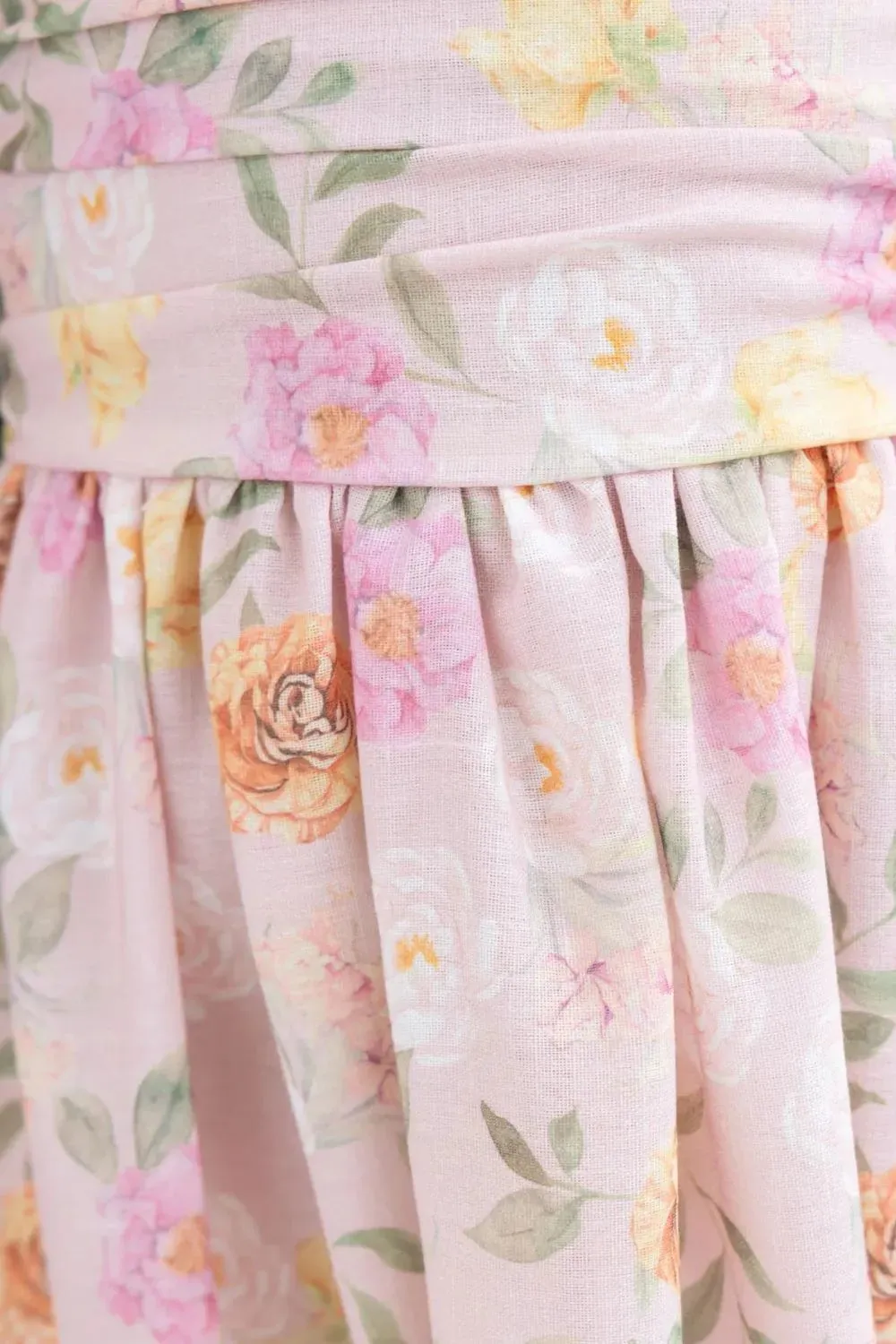 Printed Tie Shoulder Midi Cami Dress sold by Gigi Laurent product image thumbnail 5