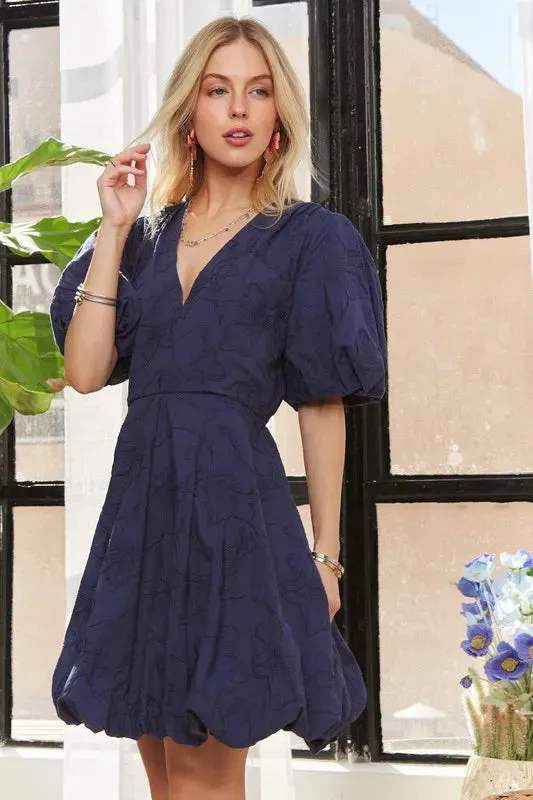 ADORA Puff Sleeve Floral Dress sold by Gigi Laurent product image thumbnail 4