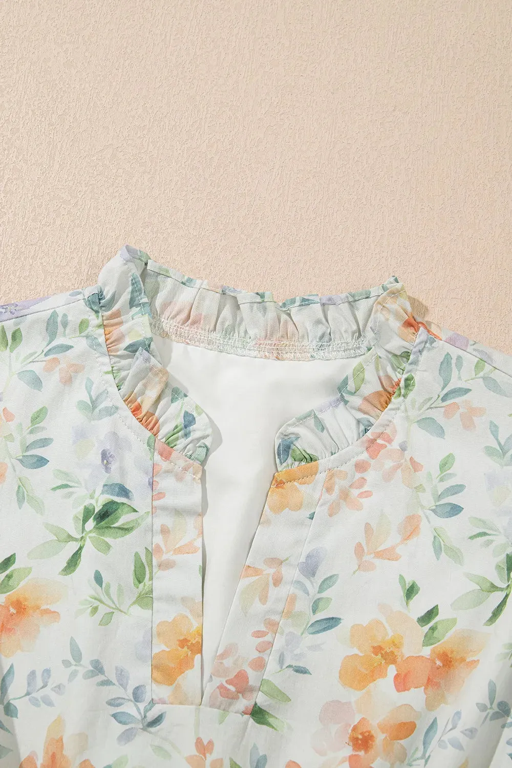 Frill Notched Puff Sleeve Dress sold by Gigi Laurent product image thumbnail 5