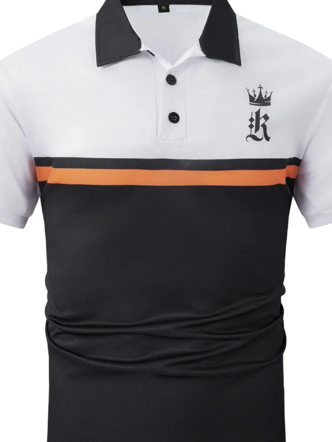 Men's Plus Size Collared Neck Short Sleeve Polo sold by Gigi Laurent product image thumbnail 5