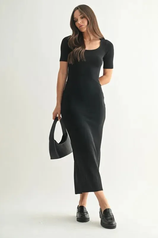 MONO B Laguna Soft Drape Maxi Dress sold by Gigi Laurent