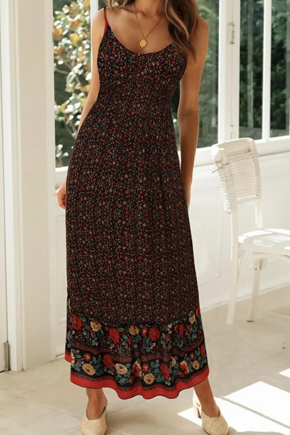 Printed Maxi Cami Dress sold by Gigi Laurent product image thumbnail 5
