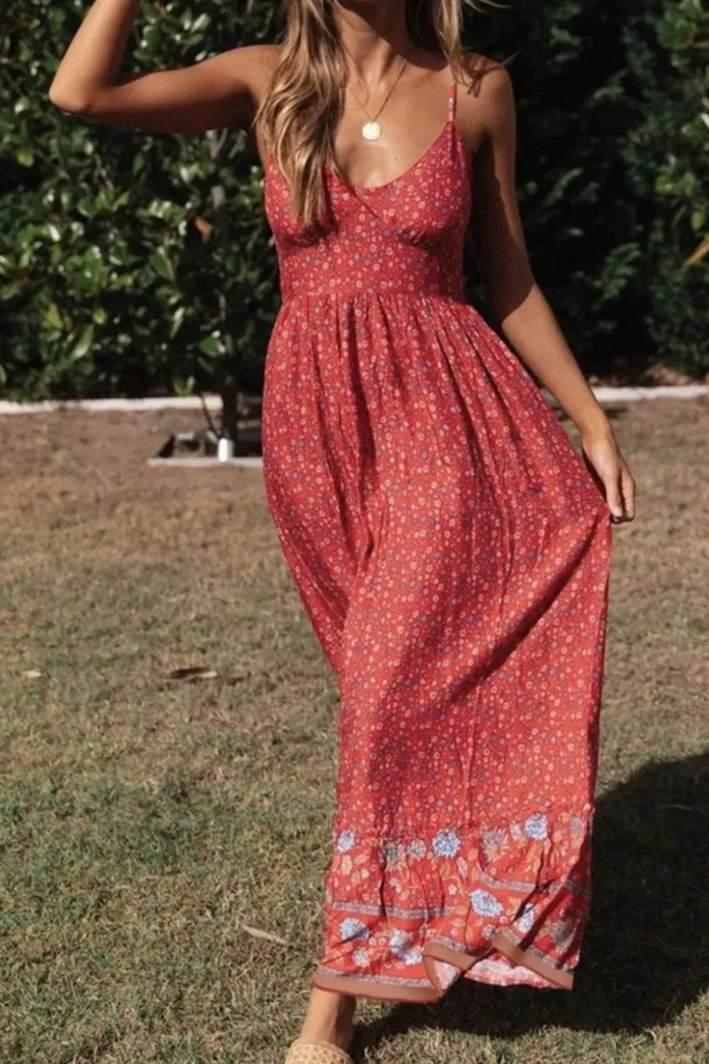 Printed Maxi Cami Dress sold by Gigi Laurent