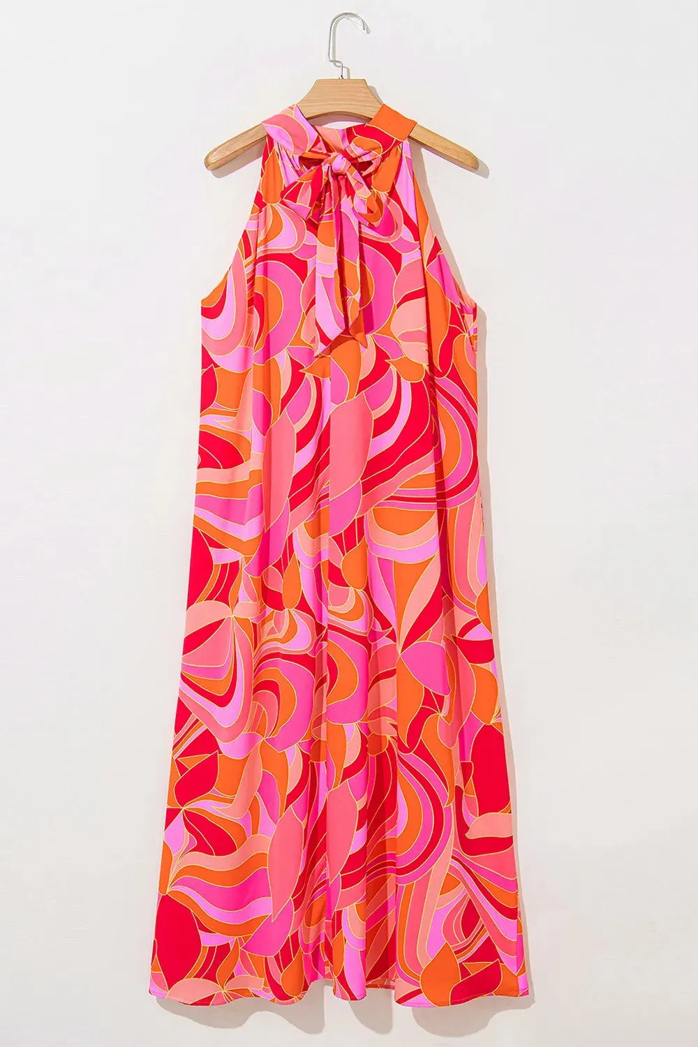 Contrast Grecian Neck Maxi Dress sold by Gigi Laurent product image thumbnail 5