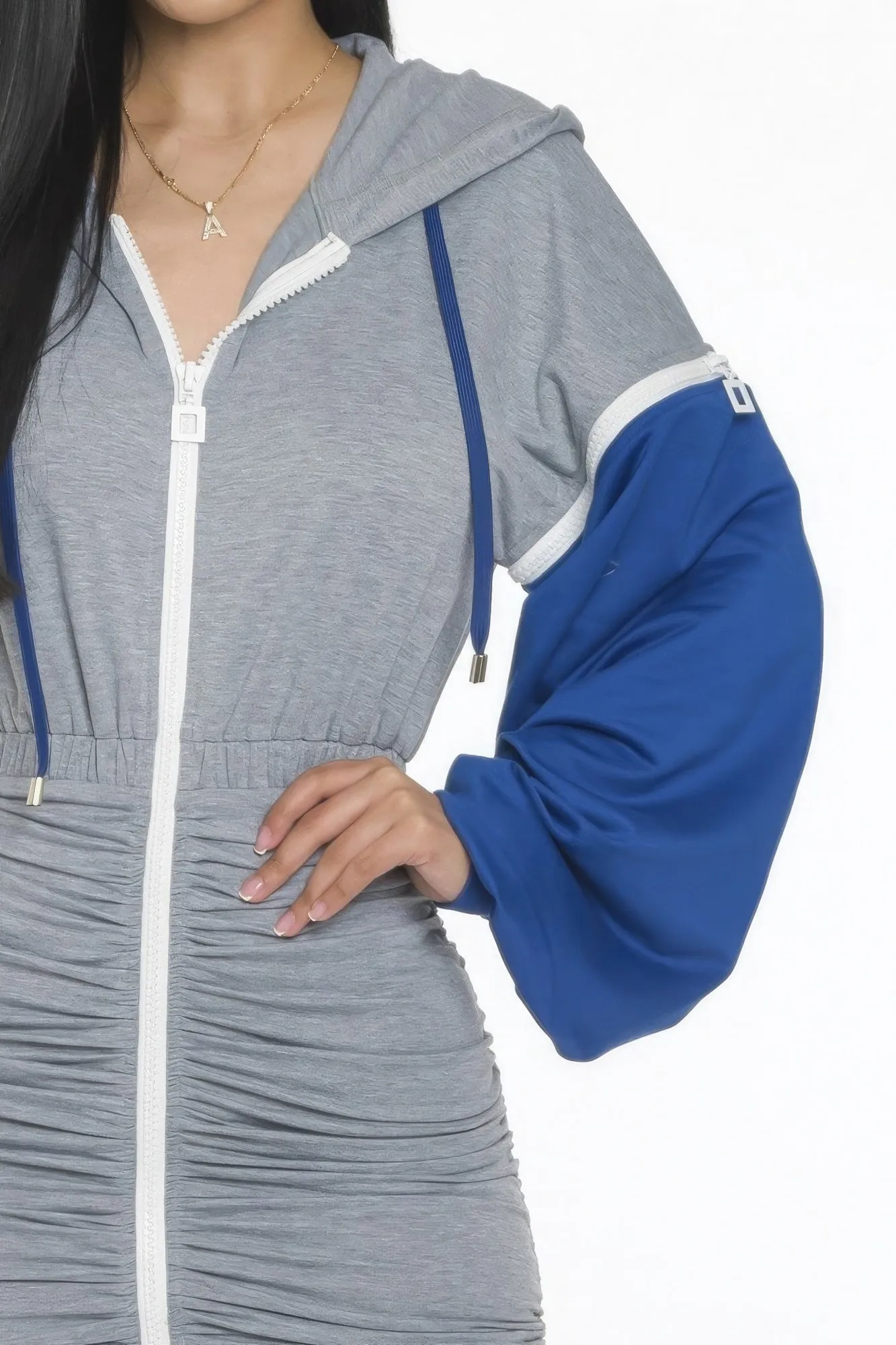 Detachable Zipper Mini Dress sold by Gigi Laurent product image thumbnail 3