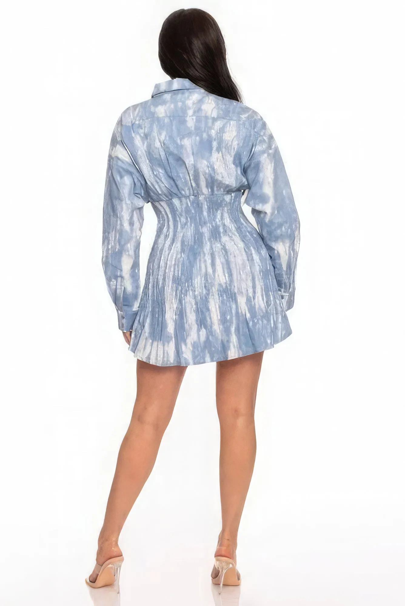 Tie Dye Mini Dress sold by Gigi Laurent product image thumbnail 4