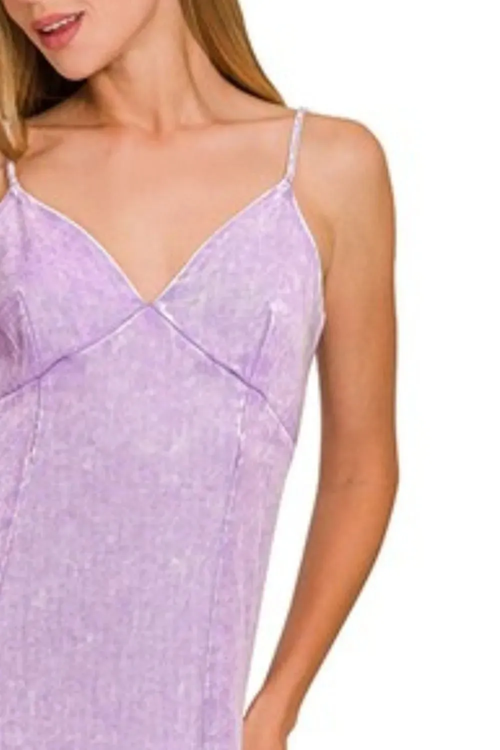 Zenana Tencel Mineral Washed Maxi Dress sold by Gigi Laurent product image thumbnail 3