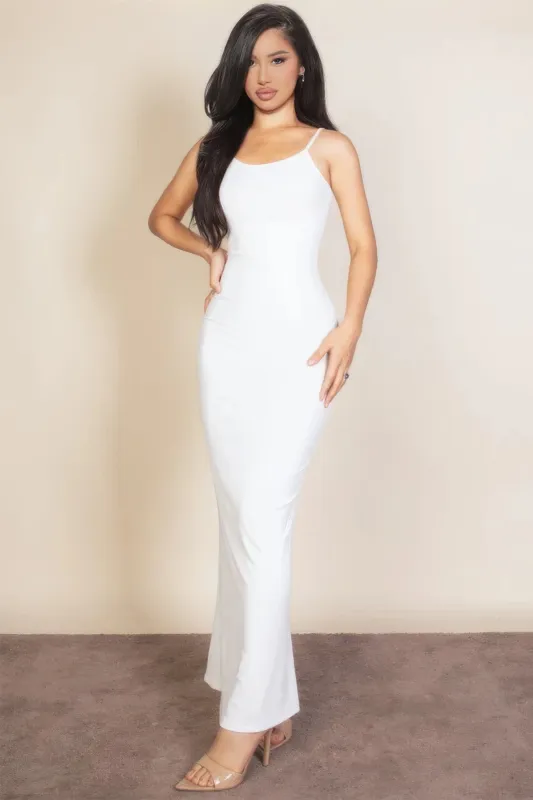 Ribbed Mermaid Hem Camisole Maxi Dress sold by Gigi Laurent
