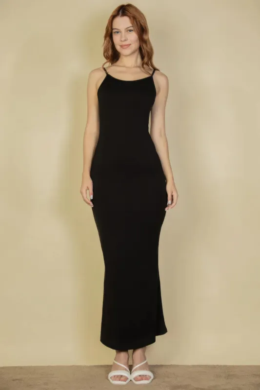 Ribbed Mermaid Hem Camisole Maxi Dress sold by Gigi Laurent