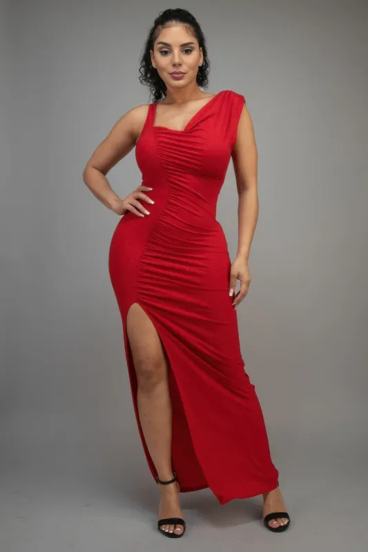 Glitter Slitted Dress sold by Gigi Laurent