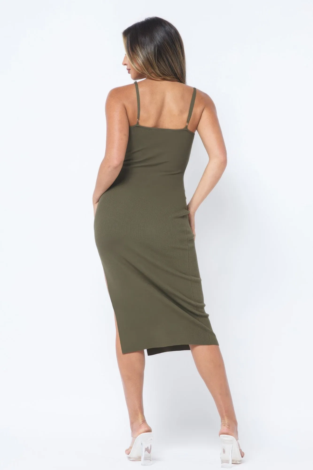 Side Slit Cami Dress sold by Gigi Laurent product image thumbnail 3