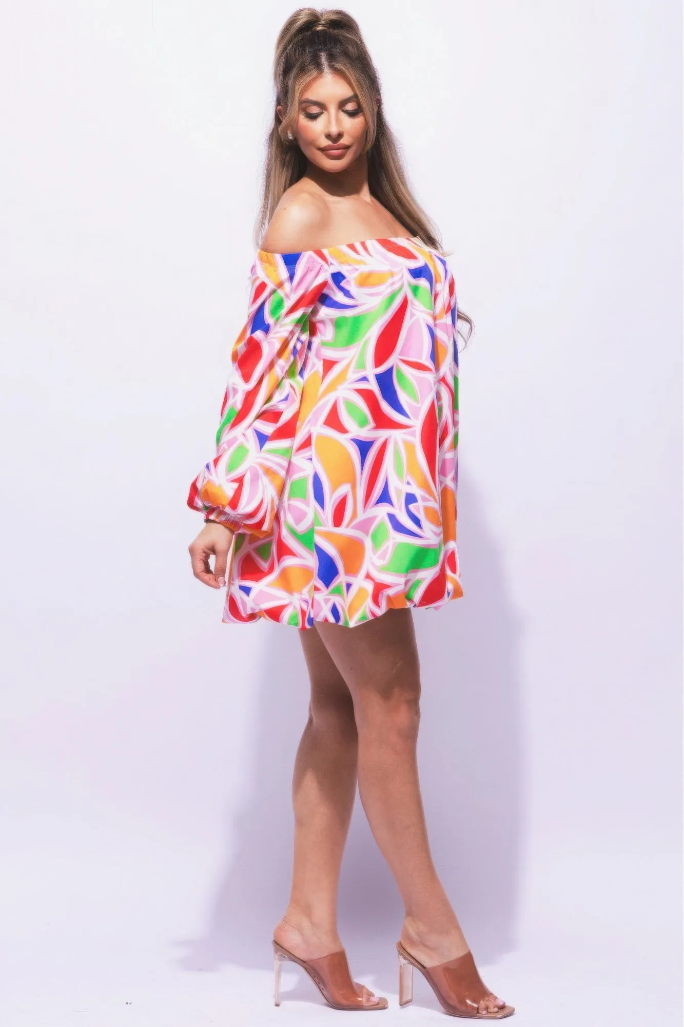 Off Shoulder Bubble Dress sold by Gigi Laurent product image thumbnail 2