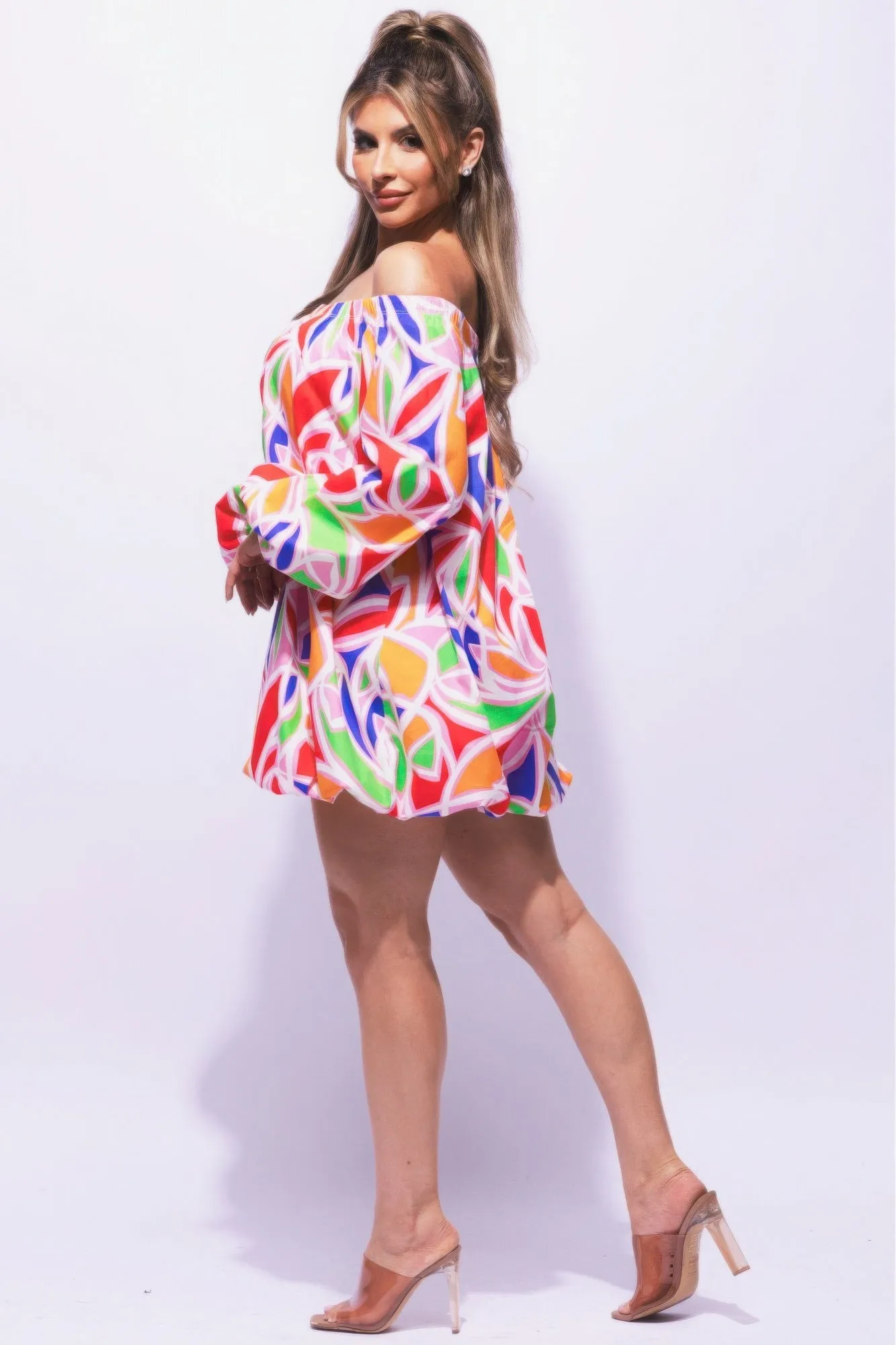 Off Shoulder Bubble Dress sold by Gigi Laurent product image thumbnail 3