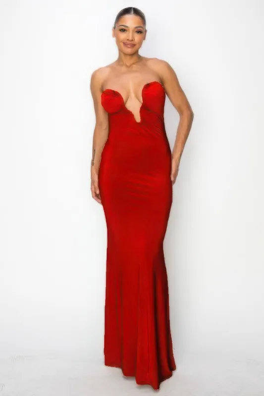 Glitter Ity Tube Maxi Dress sold by Gigi Laurent