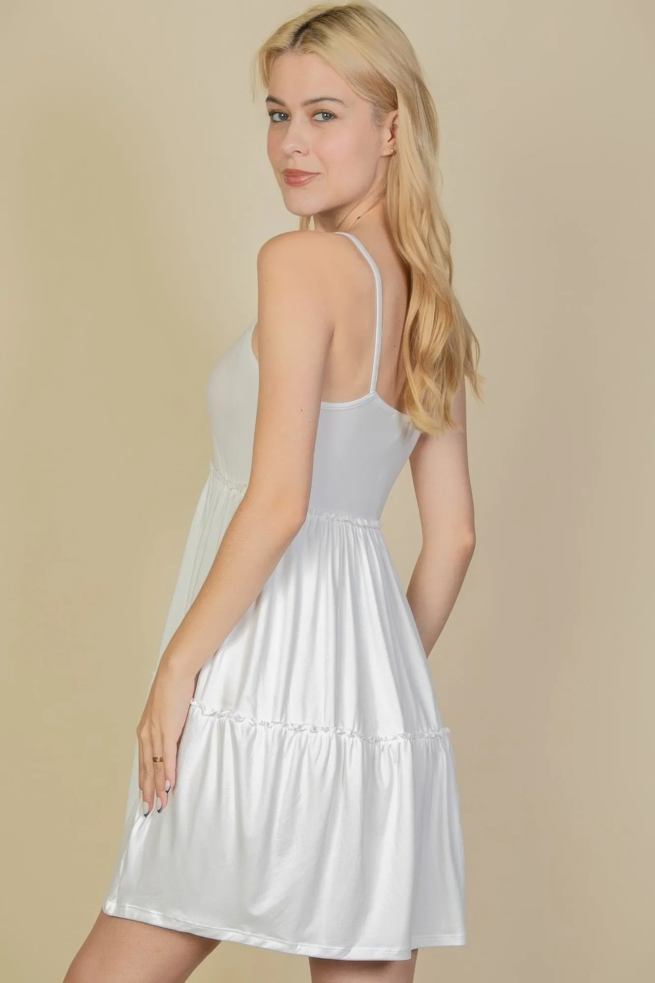 Tiered Cami Swing Dress sold by Gigi Laurent product image thumbnail 4