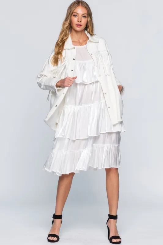 Ruffle Midi Dress sold by Gigi Laurent