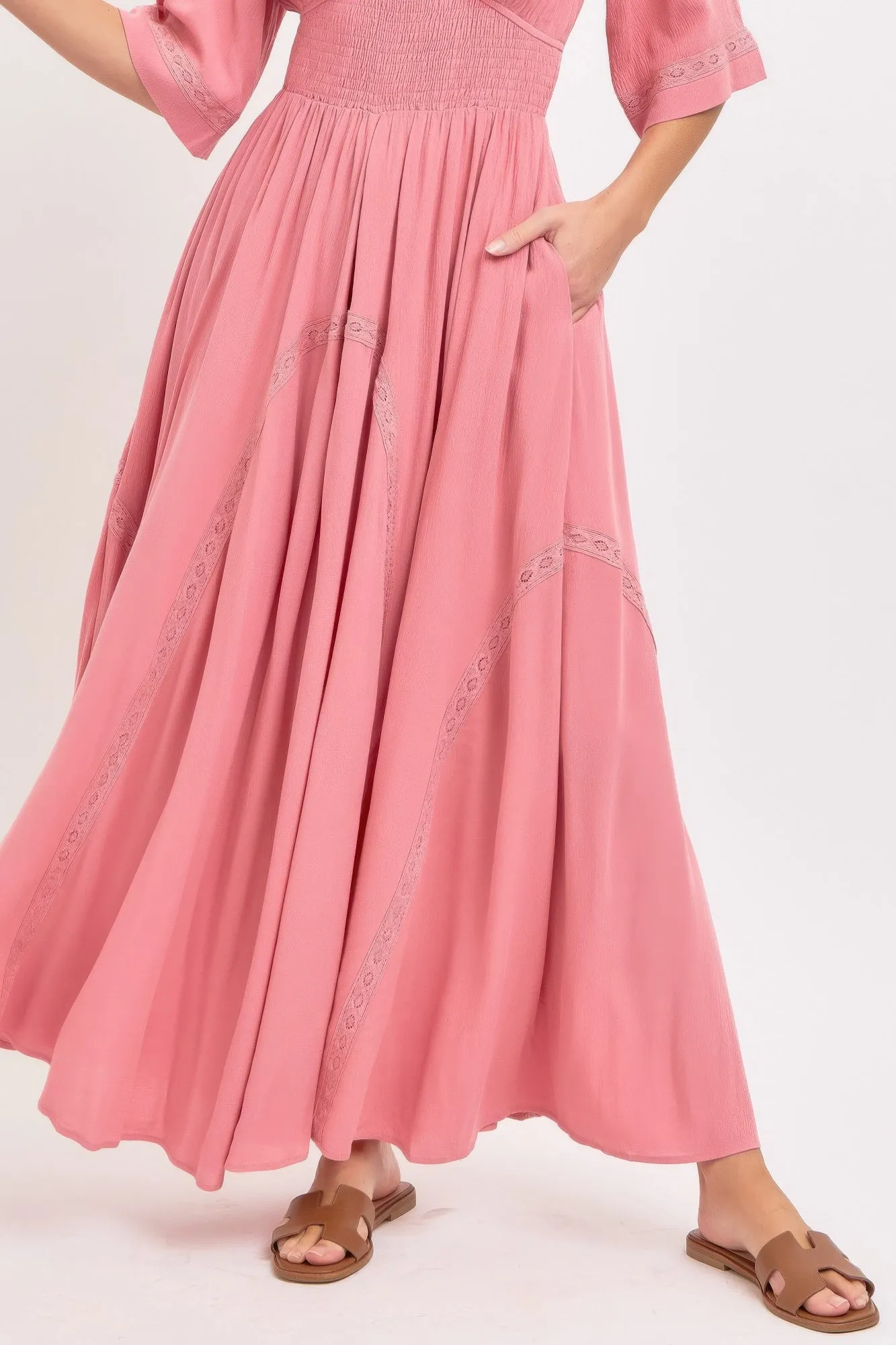 Romantic Flowy Maxi Dress sold by Gigi Laurent product image thumbnail 5