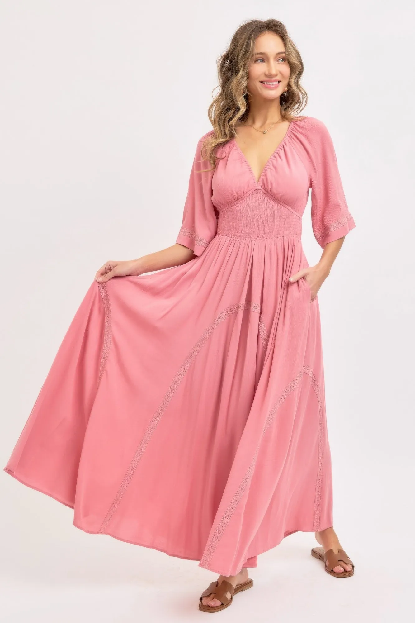 Romantic Flowy Maxi Dress sold by Gigi Laurent product image thumbnail 2