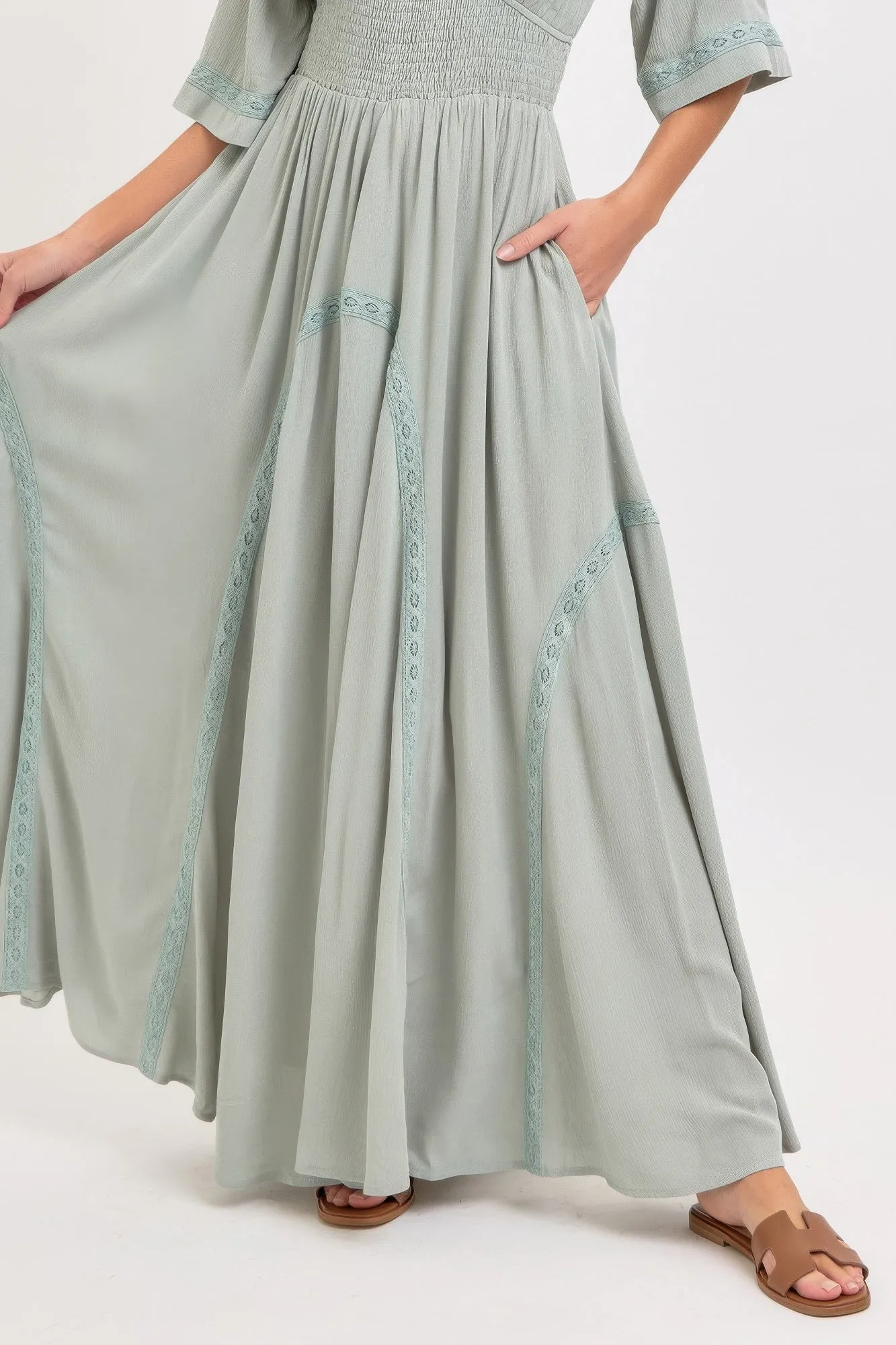 Romantic Flowy Maxi Dress sold by Gigi Laurent product image thumbnail 5