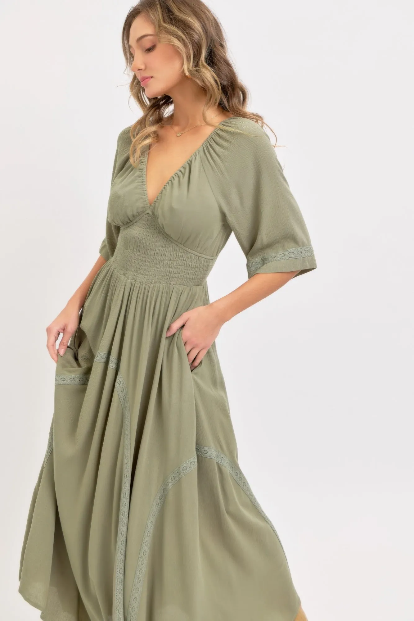 Romantic Flowy Maxi Dress sold by Gigi Laurent product image thumbnail 5