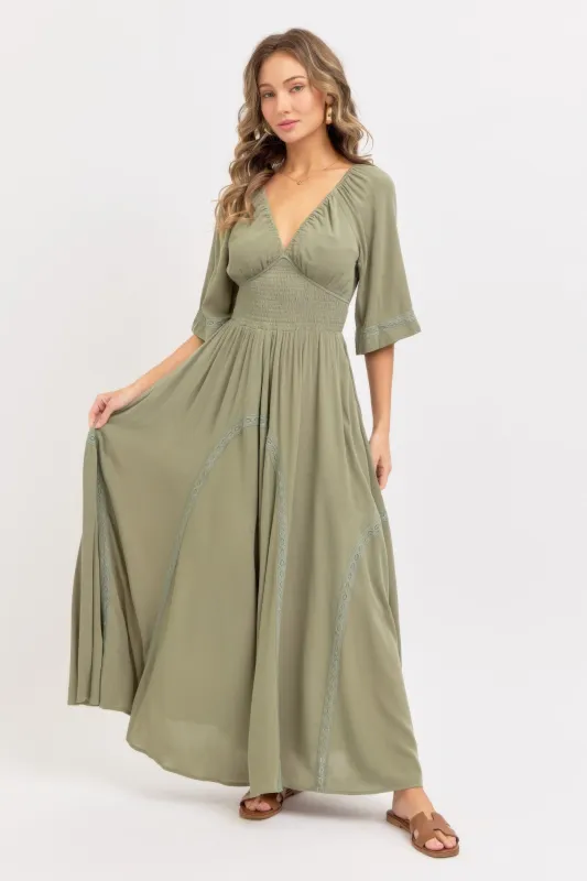 Romantic Flowy Maxi Dress sold by Gigi Laurent