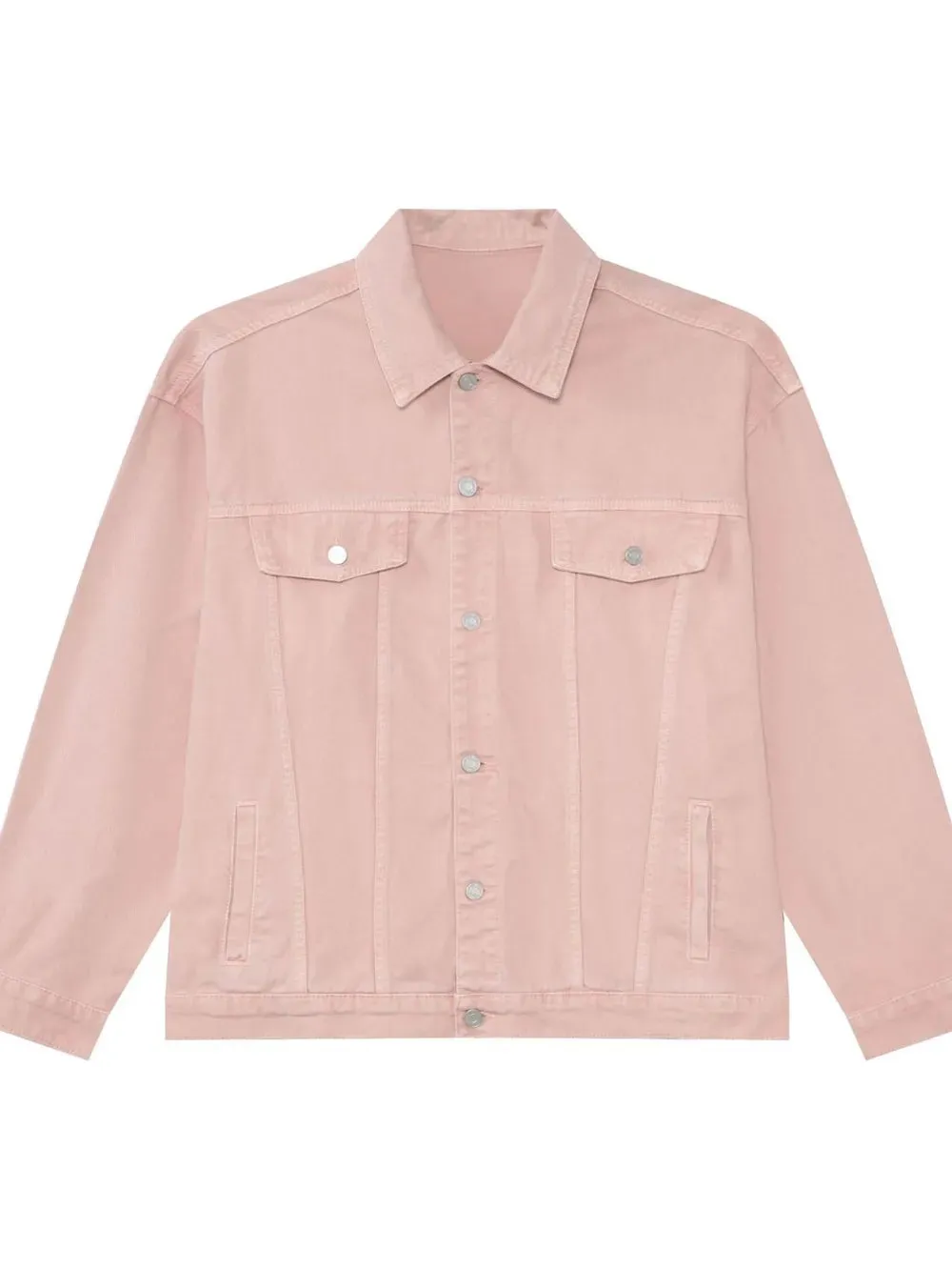 Men's Button Up Dropped Shoulder Denim Jacket sold by Gigi Laurent product image thumbnail 5