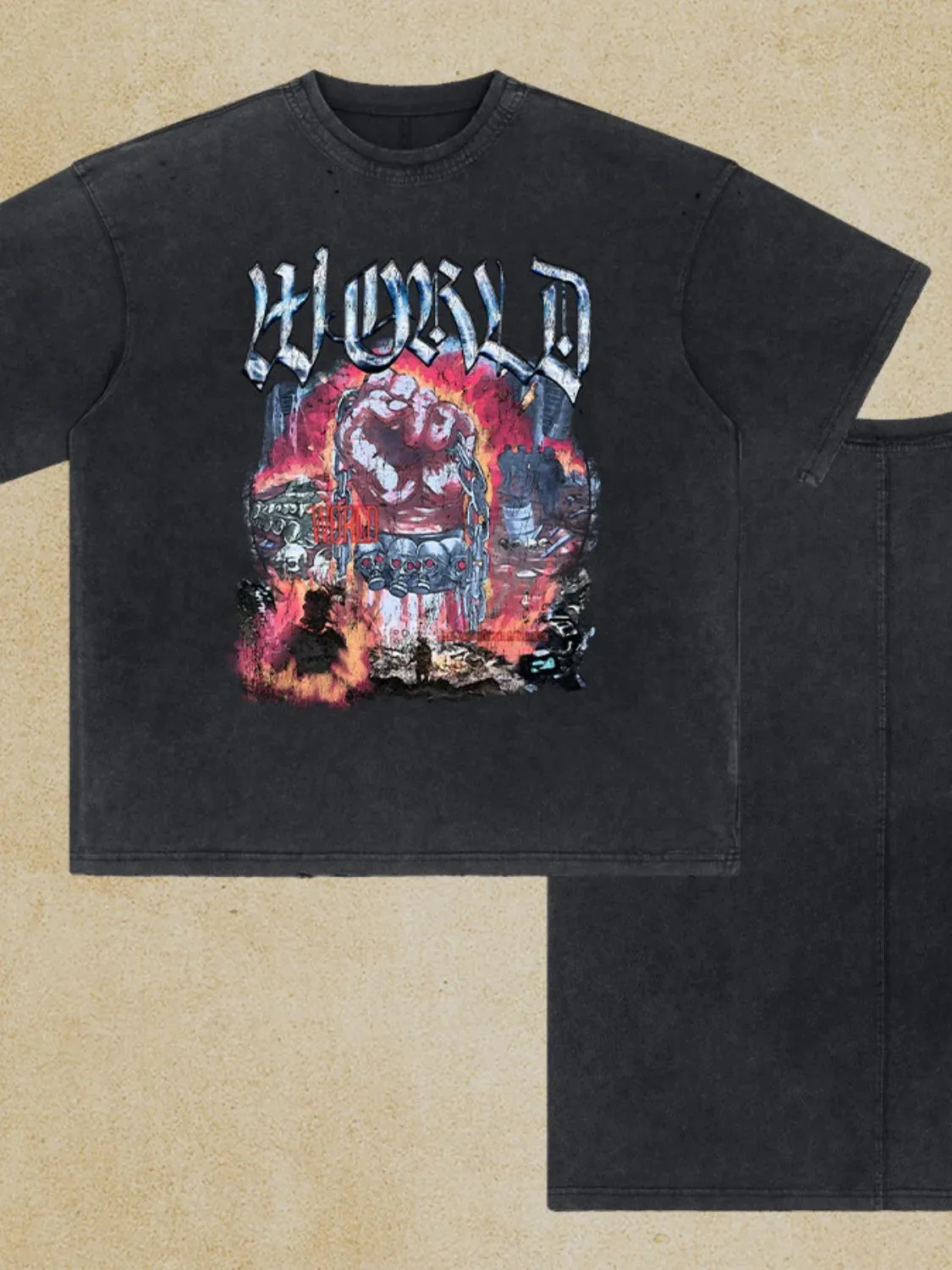 Men's Graphic Round Neck Half Sleeve T-Shirt sold by Gigi Laurent product image thumbnail 5