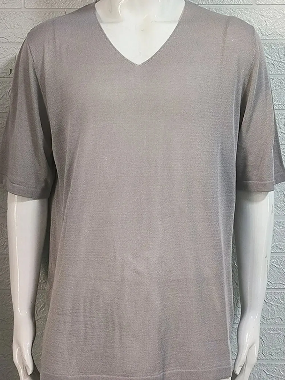 Men's V-Neck Short Sleeve T-Shirt sold by Gigi Laurent product image thumbnail 3