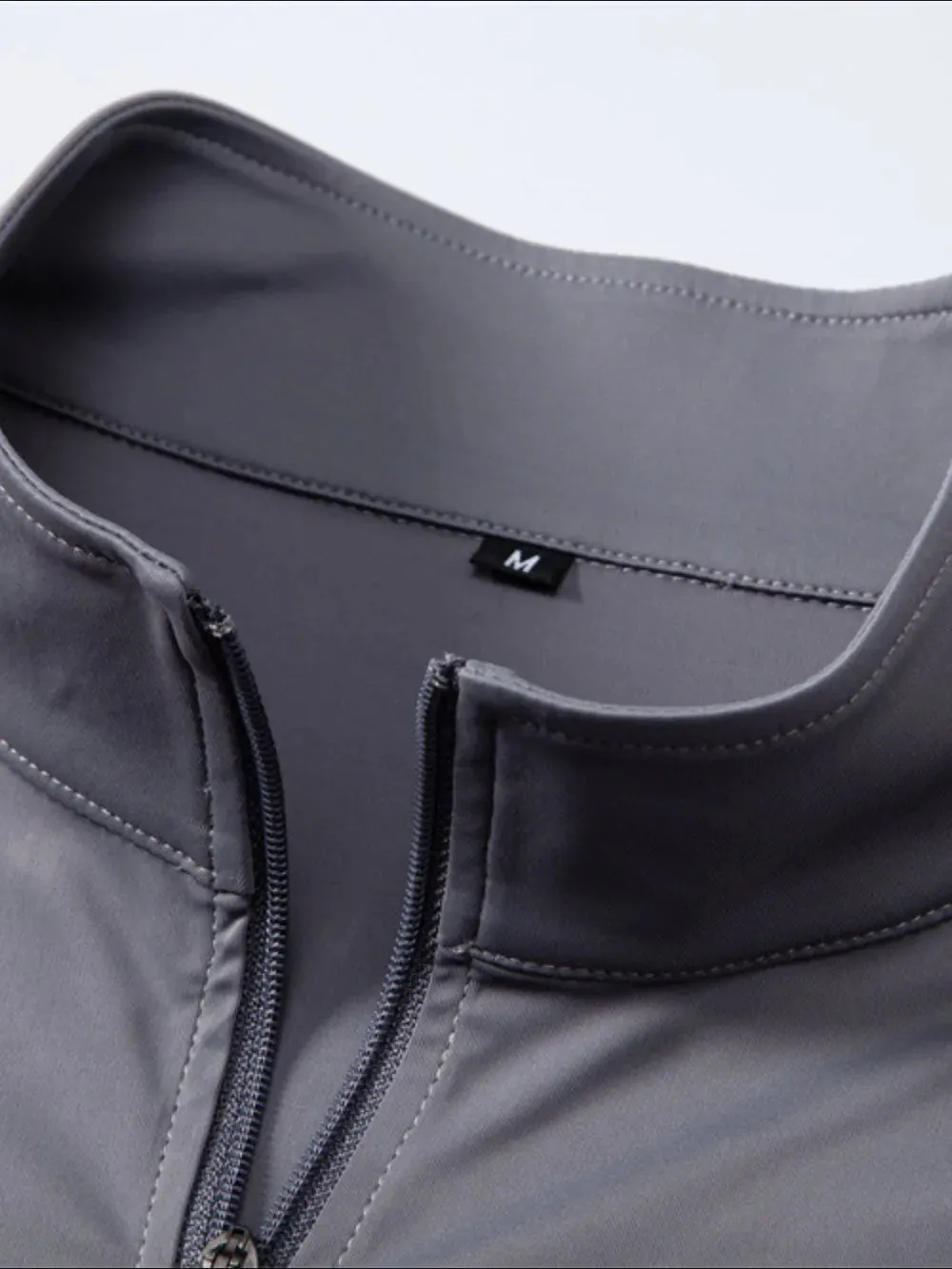 Men's Sun Protection Long Sleeve Half-Zip T-Shirt sold by Gigi Laurent product image thumbnail 4