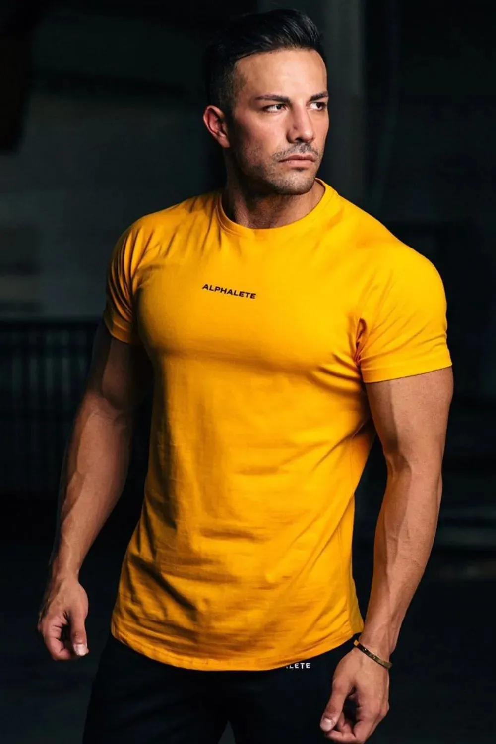 Men's Plus Size Letter Round Neck Short Sleeve T-Shirt sold by Gigi Laurent product image thumbnail 2