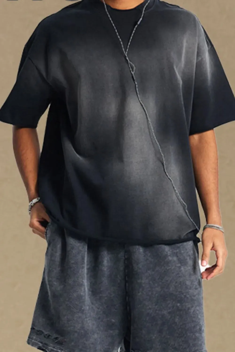 Men's Round Neck Half Sleeve T-Shirt sold by Gigi Laurent product image thumbnail 2