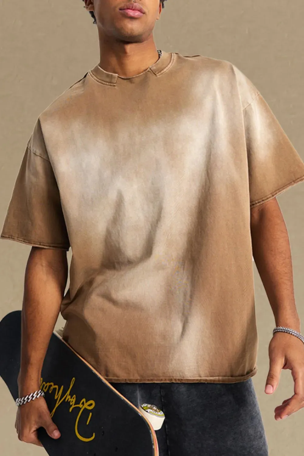 Men's Round Neck Half Sleeve T-Shirt sold by Gigi Laurent product image thumbnail 5