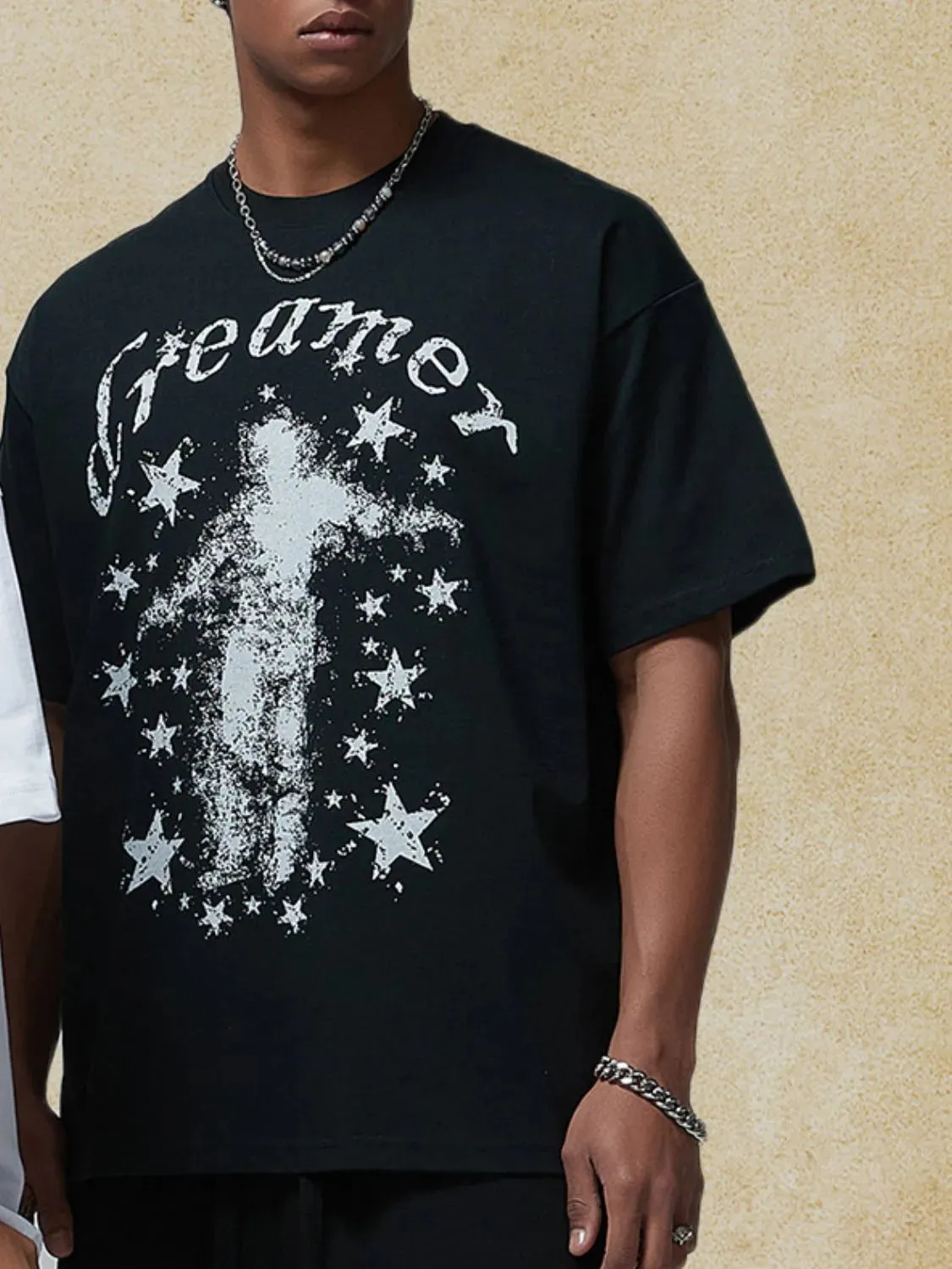 Men's Graphic Round Neck Half Sleeve T-Shirt sold by Gigi Laurent product image thumbnail 2