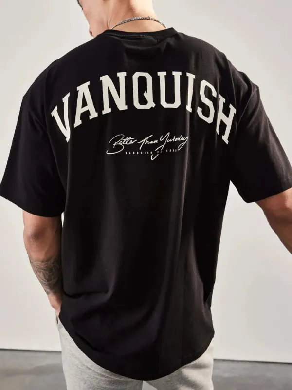 Men's Plus Size Letter Graphic Round Neck Half Sleeve T-Shirt sold by Gigi Laurent