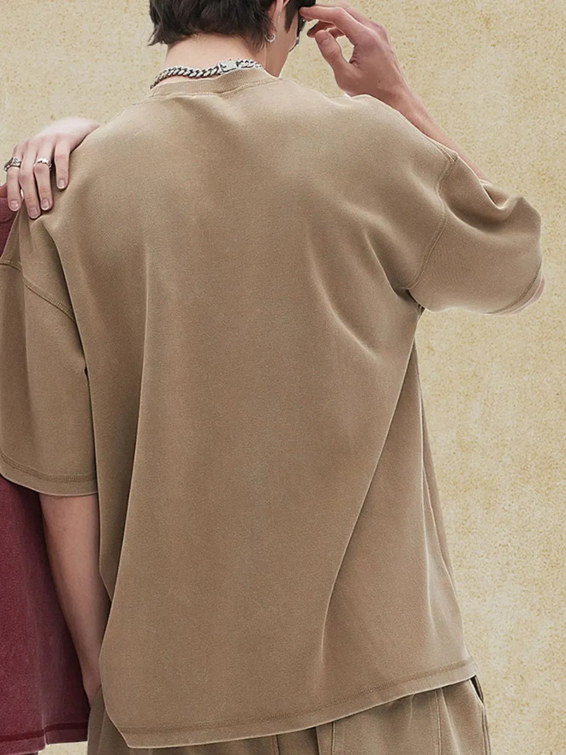 Men's Round Neck Half Sleeve T-Shirt sold by Gigi Laurent product image thumbnail 3