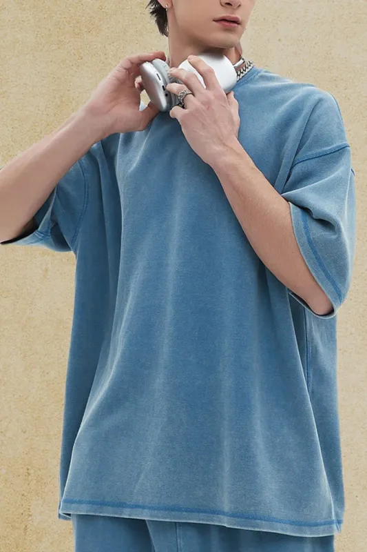 Men's Round Neck Half Sleeve T-Shirt sold by Gigi Laurent