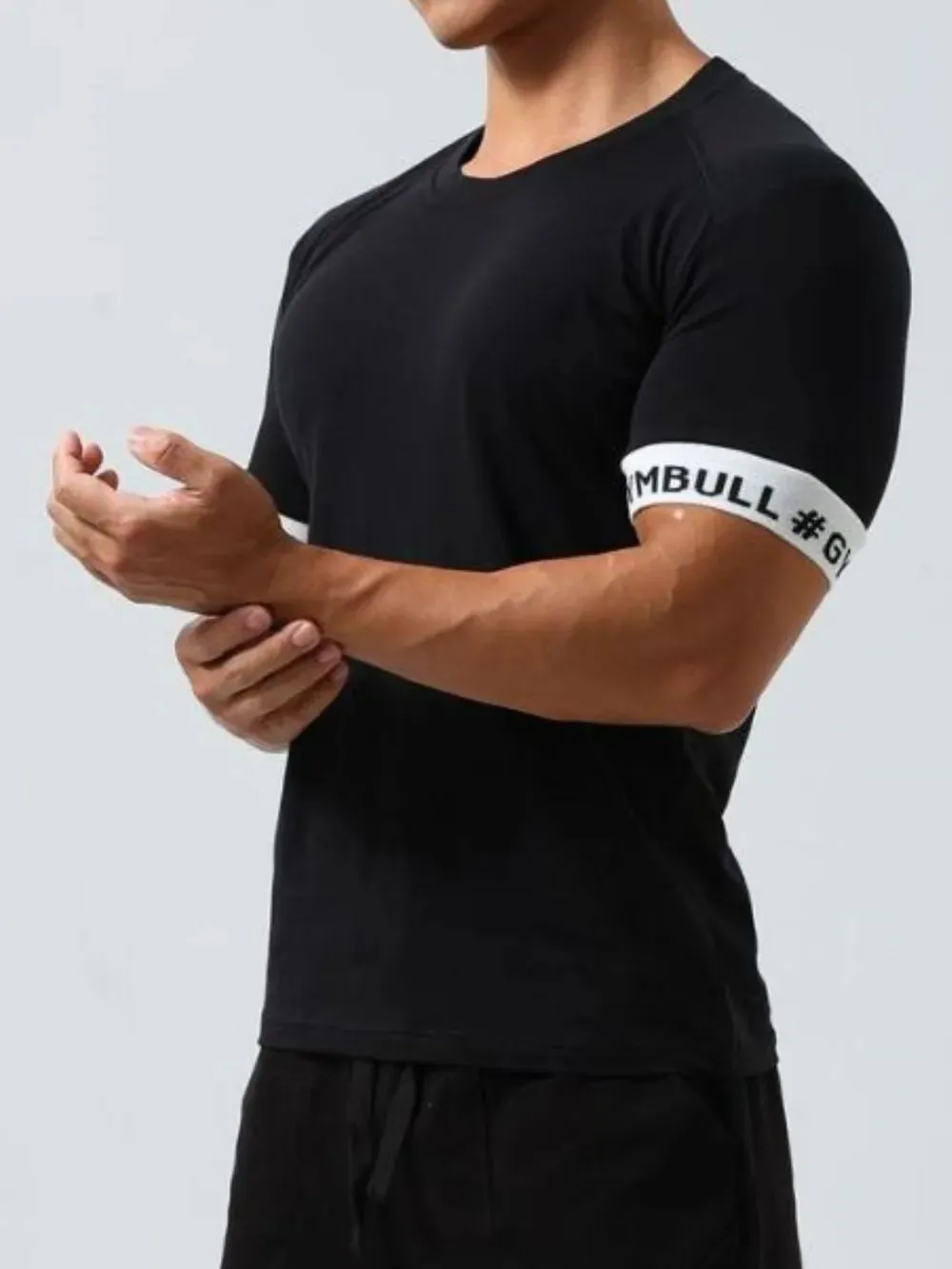Men's Round Neck Contrast Short Sleeve T-Shirt sold by Gigi Laurent product image thumbnail 5