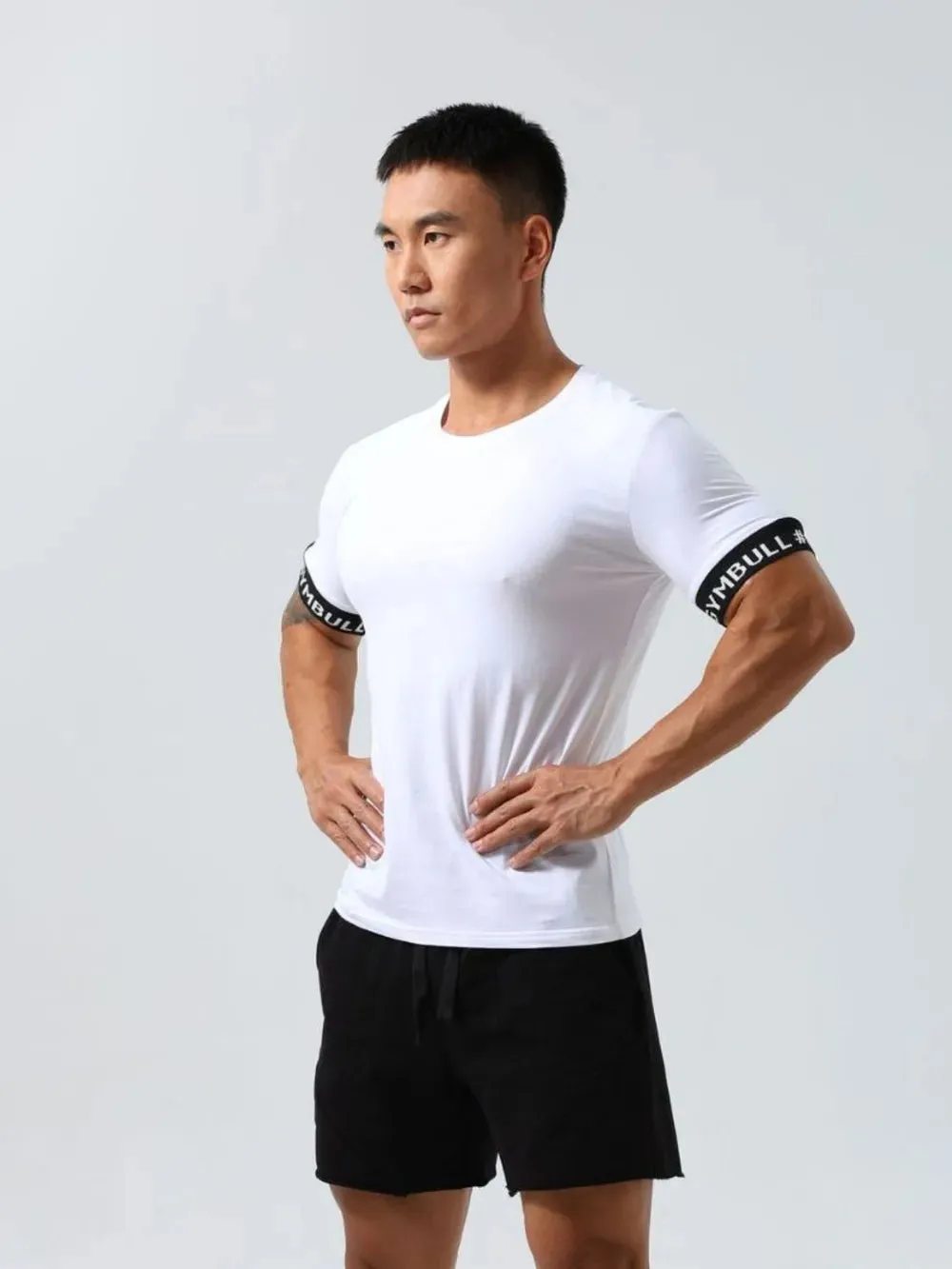 Men's Round Neck Contrast Short Sleeve T-Shirt sold by Gigi Laurent product image thumbnail 2