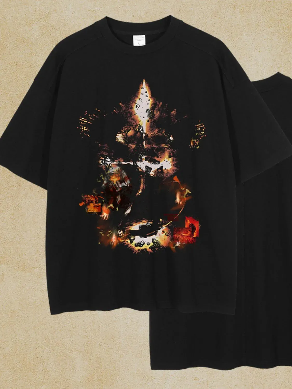 Men's Graphic Round Neck Half Sleeve T-Shirt sold by Gigi Laurent product image thumbnail 5