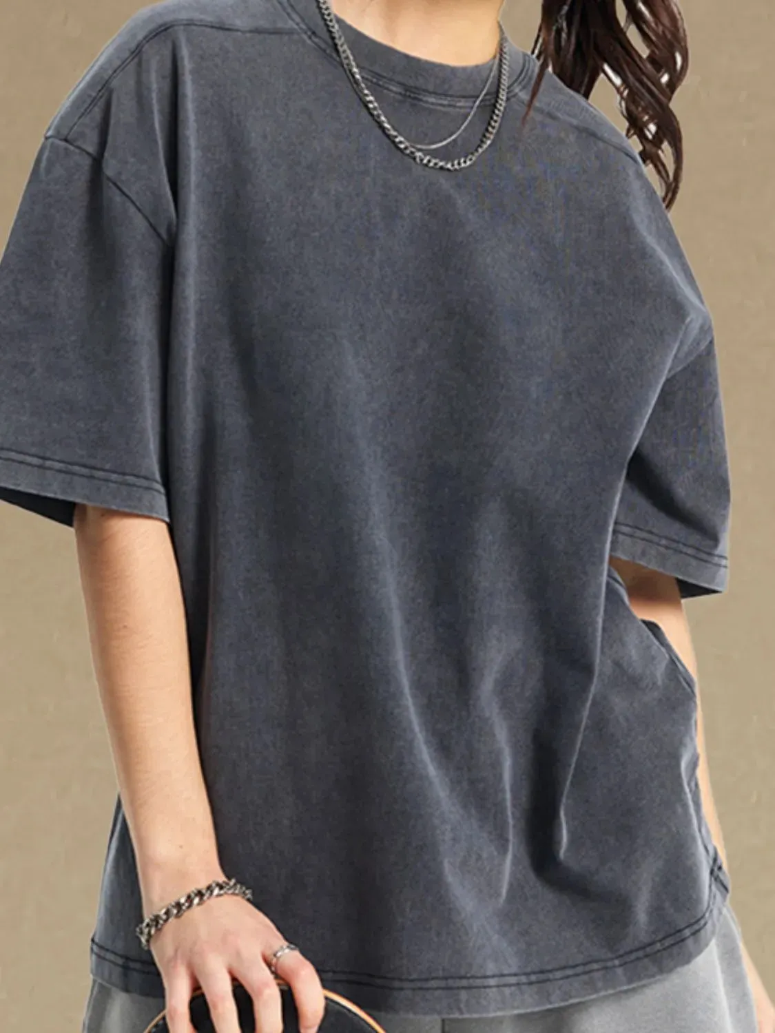 Men's Round Neck Half Sleeve T-Shirt sold by Gigi Laurent product image thumbnail 2