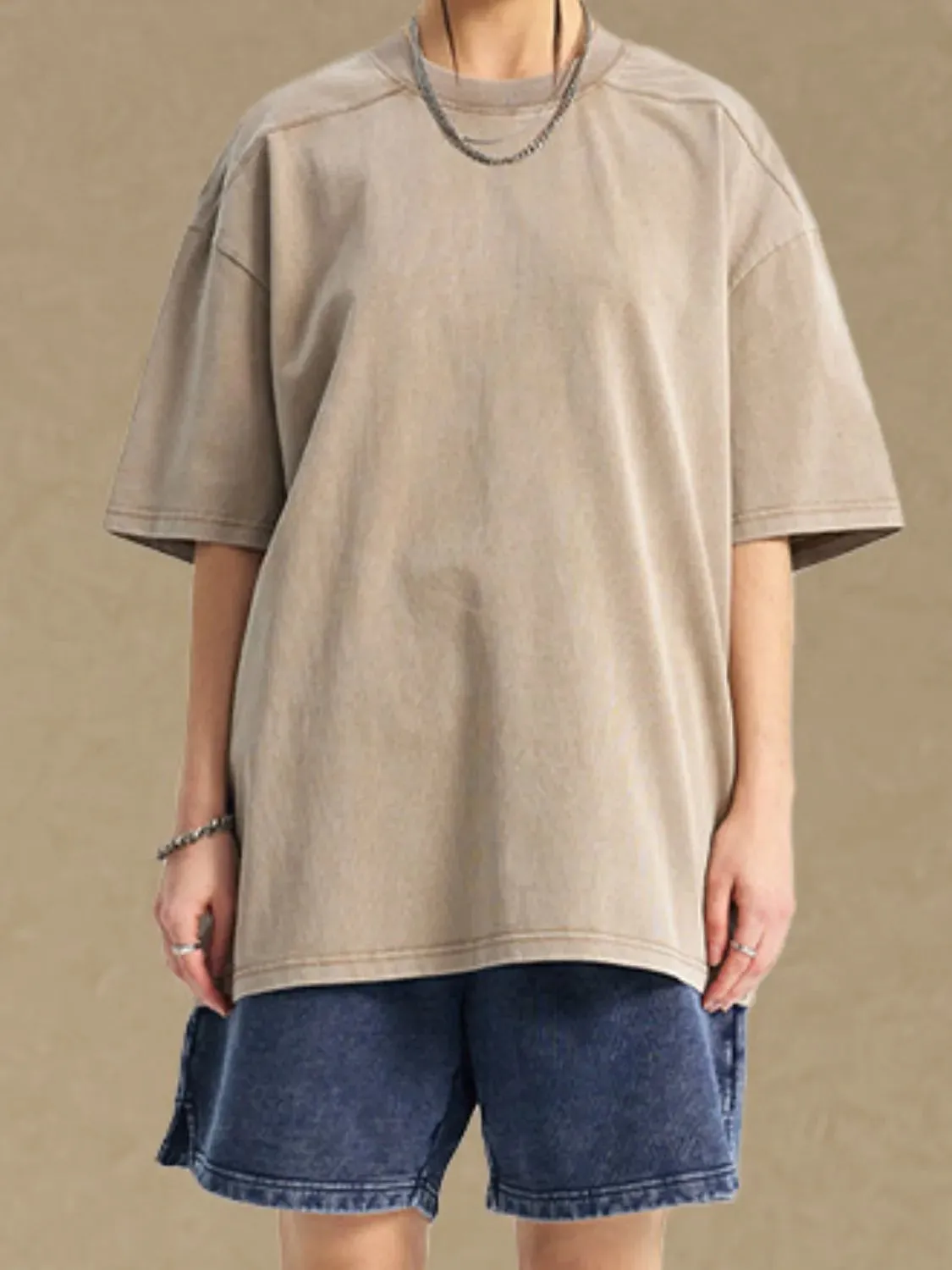 Men's Round Neck Half Sleeve T-Shirt sold by Gigi Laurent product image thumbnail 4