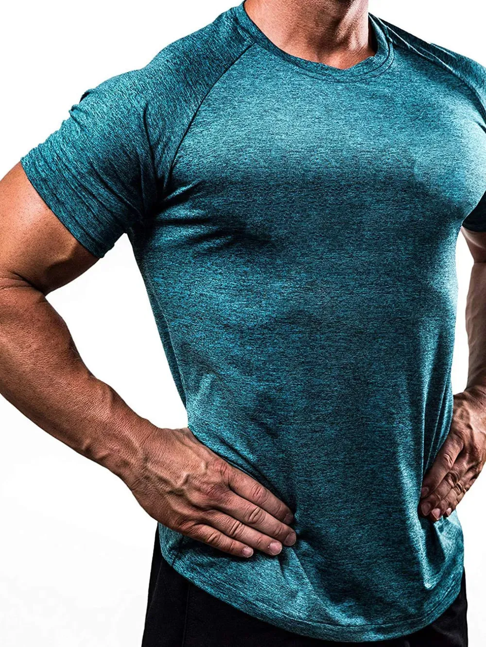 Men's Plus Size Round Neck Short Sleeve T-Shirt sold by Gigi Laurent product image thumbnail 5