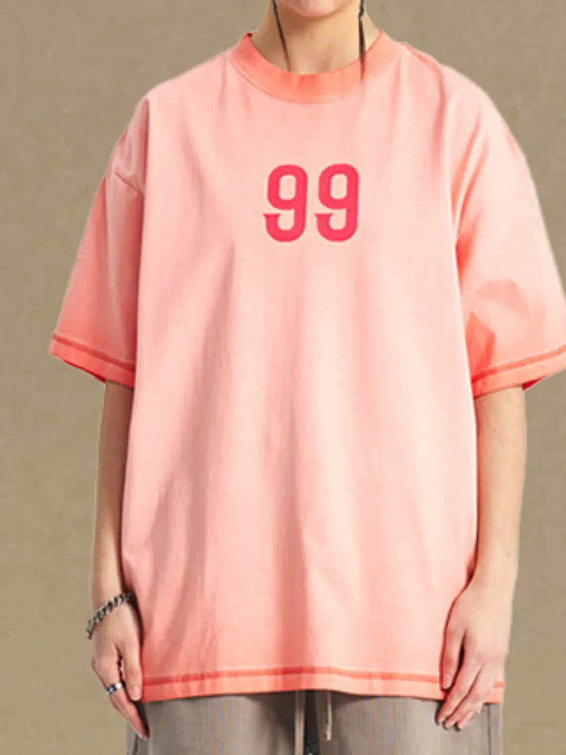 Men's Number Round Neck Half Sleeve T-Shirt sold by Gigi Laurent product image thumbnail 2