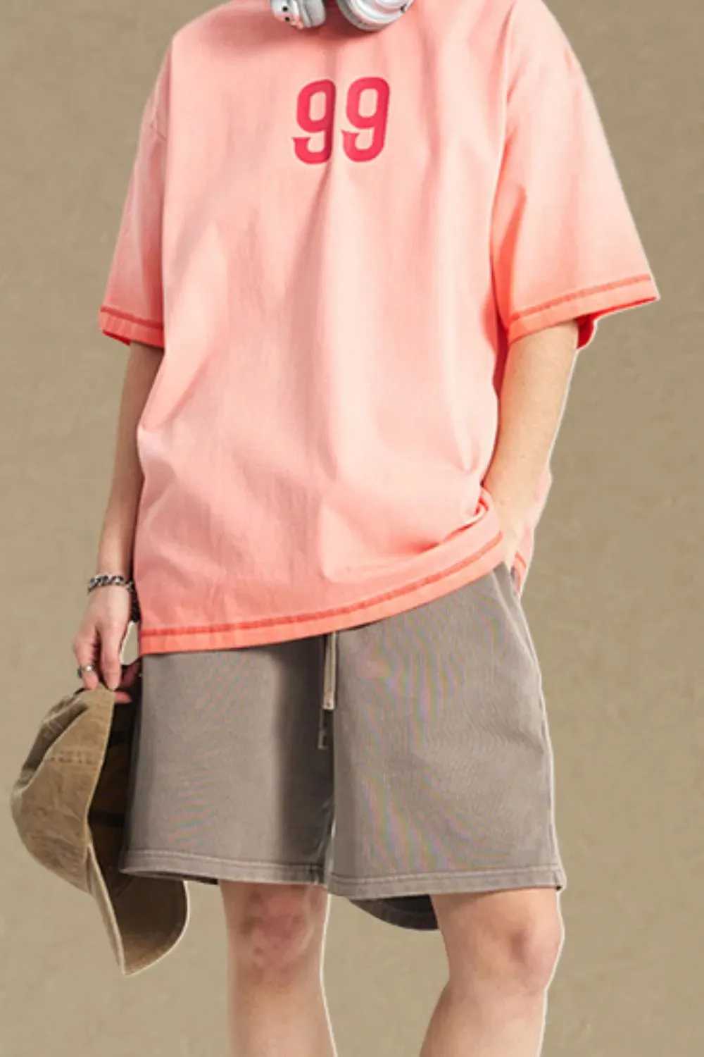 Men's Number Round Neck Half Sleeve T-Shirt sold by Gigi Laurent