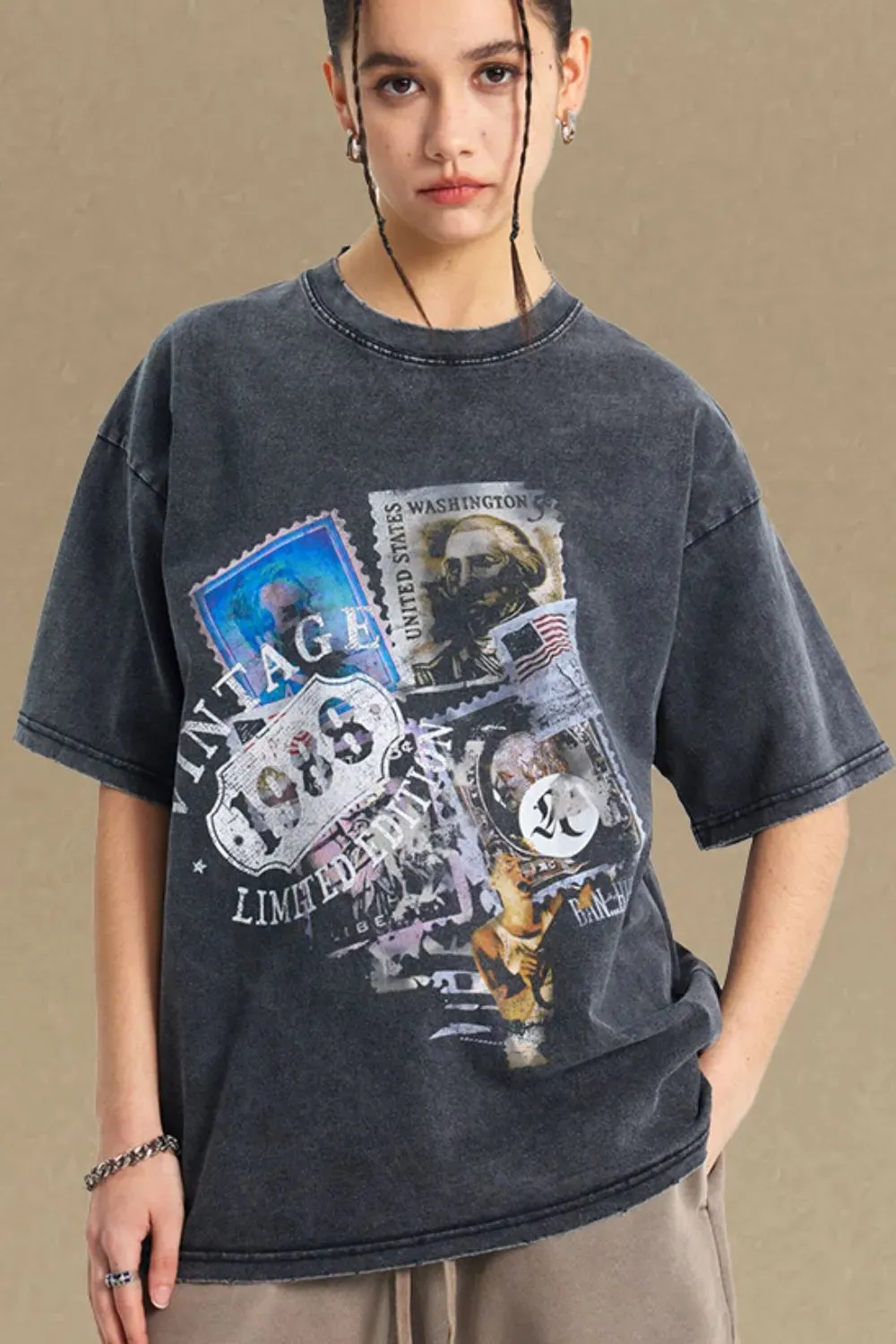 Men's Graphic Round Neck Half Sleeve T-Shirt sold by Gigi Laurent