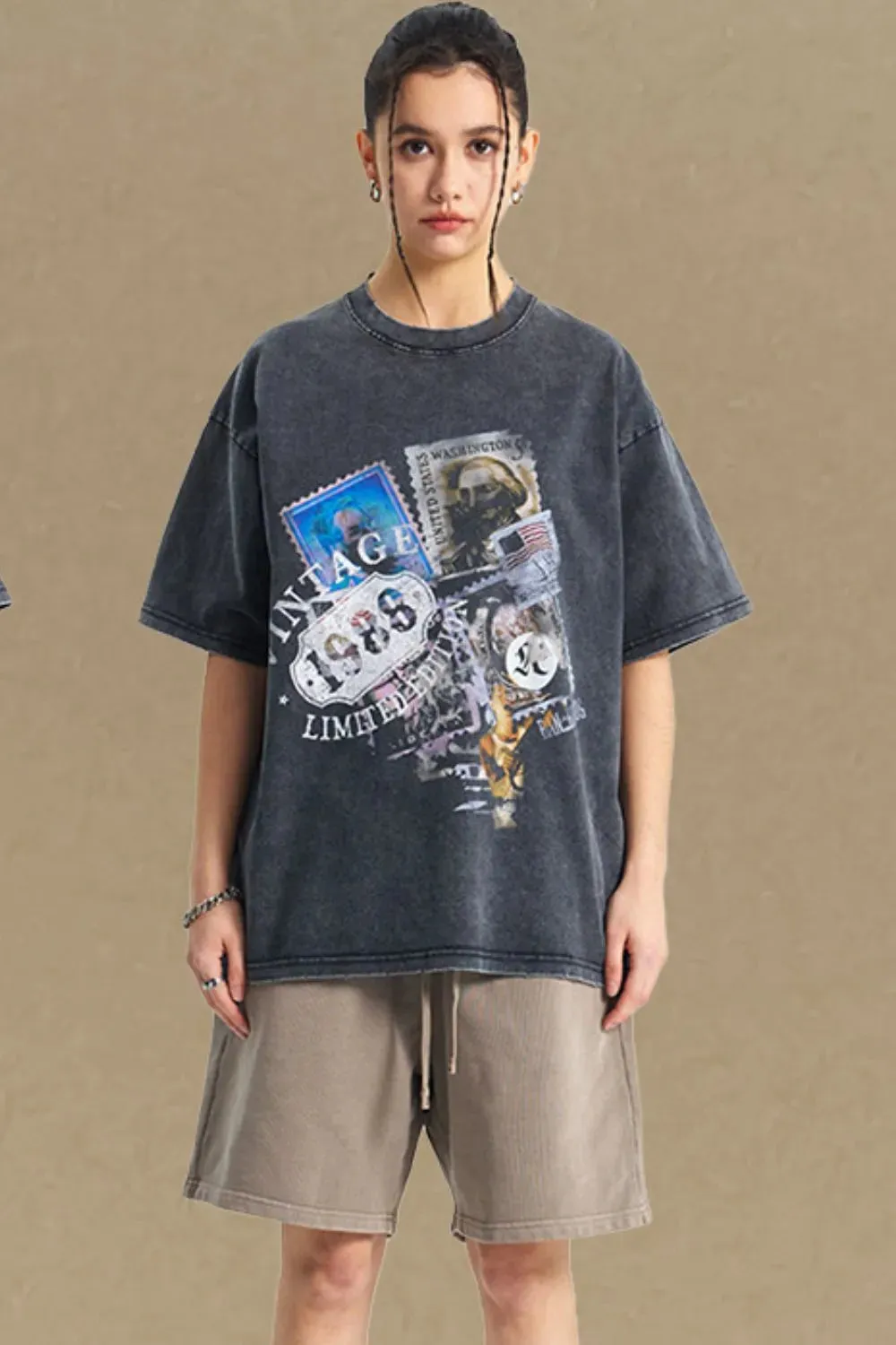 Men's Graphic Round Neck Half Sleeve T-Shirt sold by Gigi Laurent product image thumbnail 2